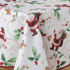 douceur d'intu017drieur Tovaglia E Runner Da Tavolo Per Le Feste-Tovaglia antimacchia Babbo Natale L240 cm