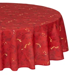 Feeric Lights & Christmas Tovaglia E Runner Da Tavolo Per Le Feste-Tovaglia Antimacchia D180 cm
