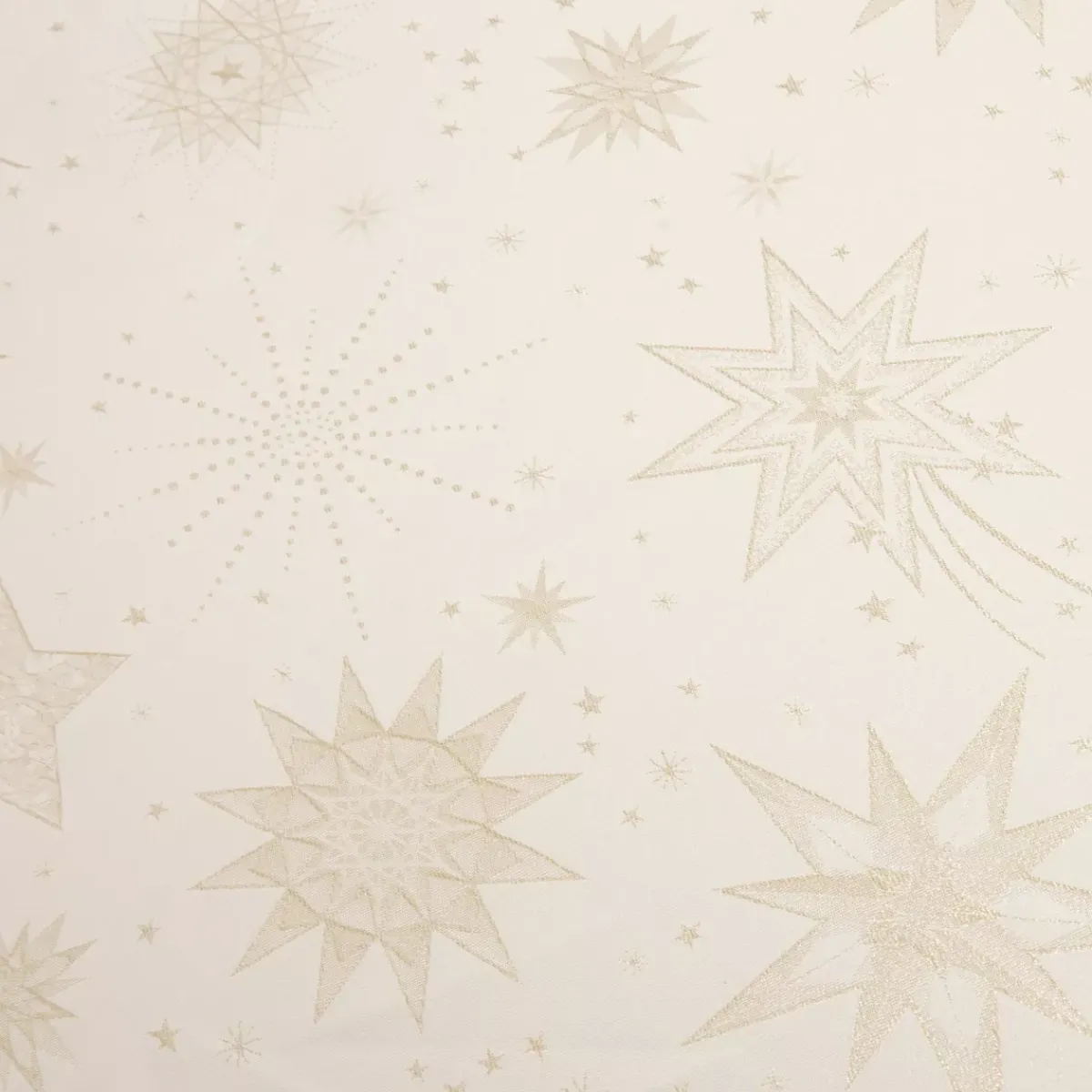 JJA Tovaglia E Runner Da Tavolo Per Le Feste-Tovaglia di Natale rettangolare (360 x 140 cm) Notte stellata e dorato