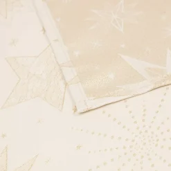JJA Tovaglia E Runner Da Tavolo Per Le Feste-Tovaglia di Natale rettangolare (360 x 140 cm) Notte stellata e dorato