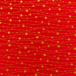 JJA Tovaglia E Runner Da Tavolo Per Le Feste-Tovaglia di Natale rettangolare (140 x 240 cm) Pioggia di stelle e dorato