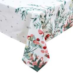 JJA Tovaglia E Runner Da Tavolo Per Le Feste-Tovaglia di Natale rettangolare (360 x 140 cm) Natale Natura