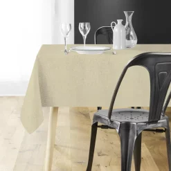 Douceur d interieur Tovaglia E Runner Da Tavolo Per Le Feste-Tovaglia natalizia rettangolare (140 x 300 cm) Strass