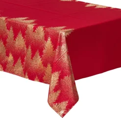 Feeric Lights & Christmas Tovaglia E Runner Da Tavolo Per Le Feste-Tovaglia natalizia rettangolare (140 x 360 cm) Albero