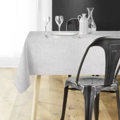 Douceur d interieur Tovaglia E Runner Da Tavolo Per Le Feste-Tovaglia natalizia rettangolare (140 x 240 cm) Strass