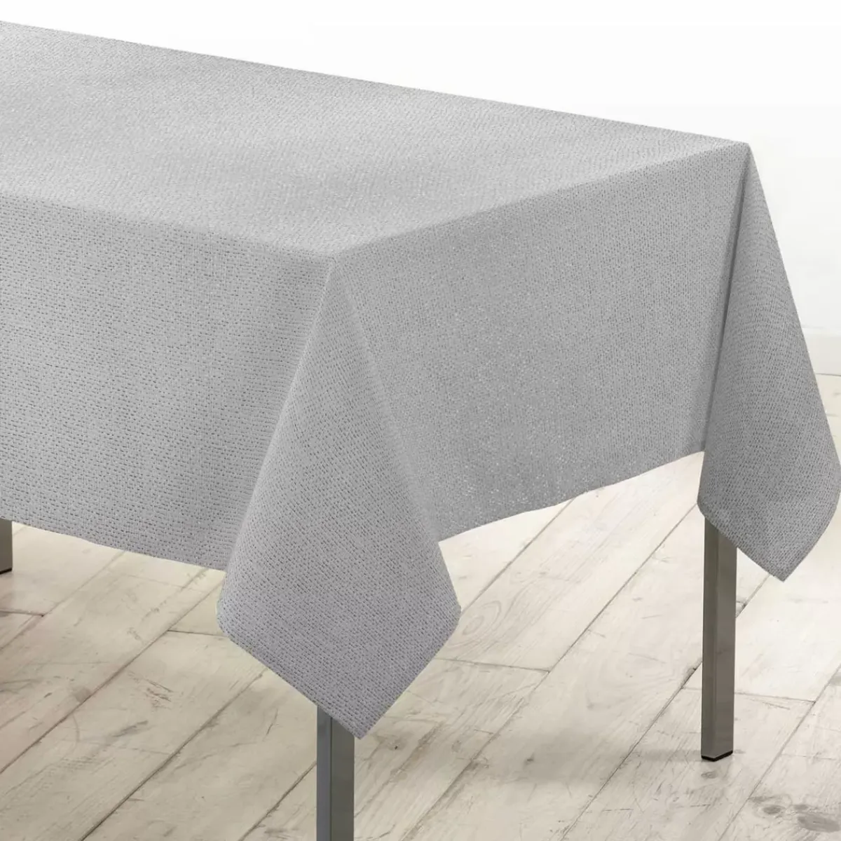 Douceur d interieur Tovaglia E Runner Da Tavolo Per Le Feste-Tovaglia natalizia rettangolare (140 x 240 cm) Strass