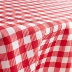 Tovaglia rettangolare antimacchia (140 x 200 cm) Elise Vichy Rossa