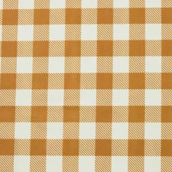 Tovaglia rettangolare cotone antimacchia (150 x 250 cm) Vichy Giallo senape