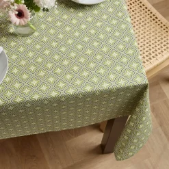 Tovaglia rettangolare cotone antimacchia (150 x 250 cm) Gloria Verde
