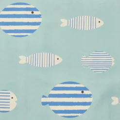EMINZA Tovaglie-Tovaglia rettangolare cotone antimacchia (150 x 250 cm) Fish