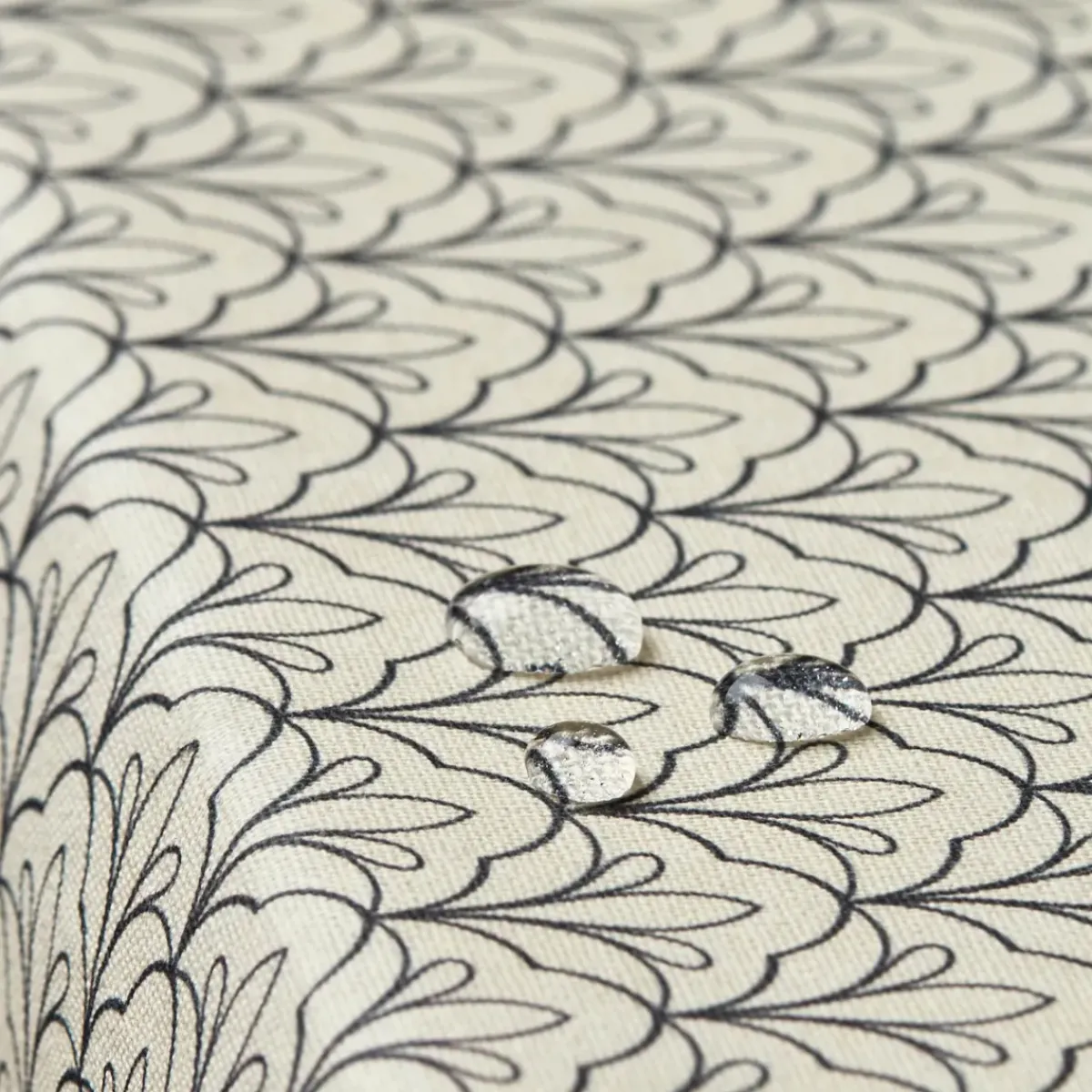 EMINZA Tovaglie-Tovaglia rettangolare cotone antimacchia (150 x 350 cm) Clara Grigia
