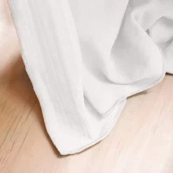 Tovaglia rettangolare garza di cotone (L350 cm) Gaïa Bianco chantilly