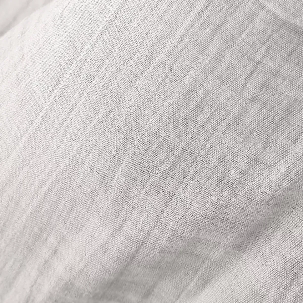 EMINZA Tovaglie-Tovaglia rettangolare garza di cotone (L250 cm) Gaïa Grigio nuvola