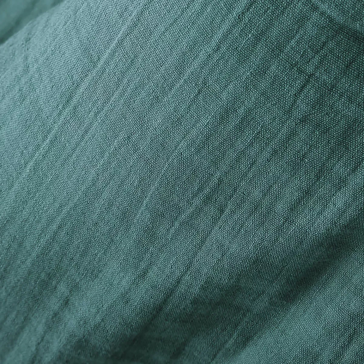EMINZA Tovaglie-Tovaglia rettangolare garza di cotone (L350 cm) Gaïa Blu anatra