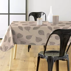 douceur d'intu017drieur Tovaglie-Tovaglia rettangolare in PVC rivestito (140 x 240 cm) Feuillys