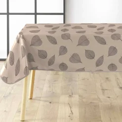 douceur d'intu017drieur Tovaglie-Tovaglia rettangolare in PVC rivestito (140 x 240 cm) Feuillys