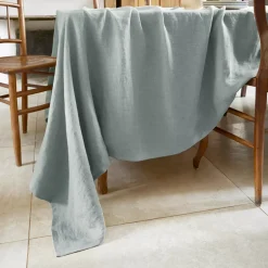 EMINZA Tovaglie-Tovaglia rettangolare lino lavato (L250 cm) Louise