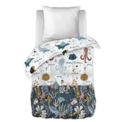 Trapunta stampata bambino (140 x 200 cm) Octopia Multicolore