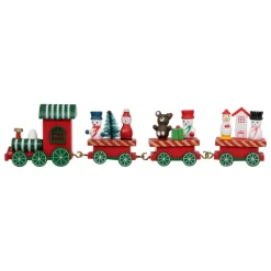 Feeric Lights & Christmas Villaggio Di Natale In Legno|Decorazioni E Oggetti Natalizi-Treno decorativo Farandole di Natale