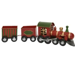 KAEMINGK Decorazioni E Oggetti Natalizi|Treno Decorativo E Elettrico-Treno in legno di merce