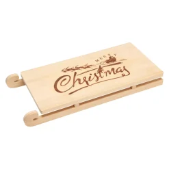 KOOPMAN Stoviglie Natalizie-Vassoio di servizio (32 x 14 cm) Slitta Merry Christmas