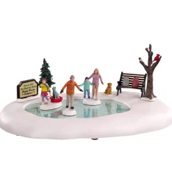 LEMAX Villagio Di Natale Lemax-Villaggio di Natale Giornata di pattinaggio in famiglia