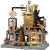 LEMAX Villagio Di Natale Lemax-Villaggio di Natale luminoso, musicale e animato Fabbrica di Tartufi al cioccolato di Natale