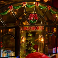 KAEMINGK Villaggio Di Natale Luminoso-Villaggio di Natale luminoso, animato e musicale La fabbrica dei giocattoli