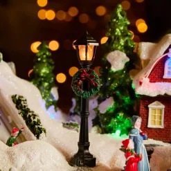 KAEMINGK Villaggio Di Natale Luminoso-Villaggio di Natale luminoso e animato (H31 cm) Avventure invernali