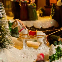 KAEMINGK Villaggio Di Natale Luminoso-Villaggio di Natale luminoso e musicale, città festosa e Ferrovia