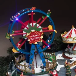 KAEMINGK Villaggio Di Natale Luminoso-Villaggio di Natale luminoso e musicale Festa