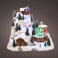 KAEMINGK Villaggio Di Natale Luminoso-Villaggio di Natale luminoso e musicale, stazione sciistica animata