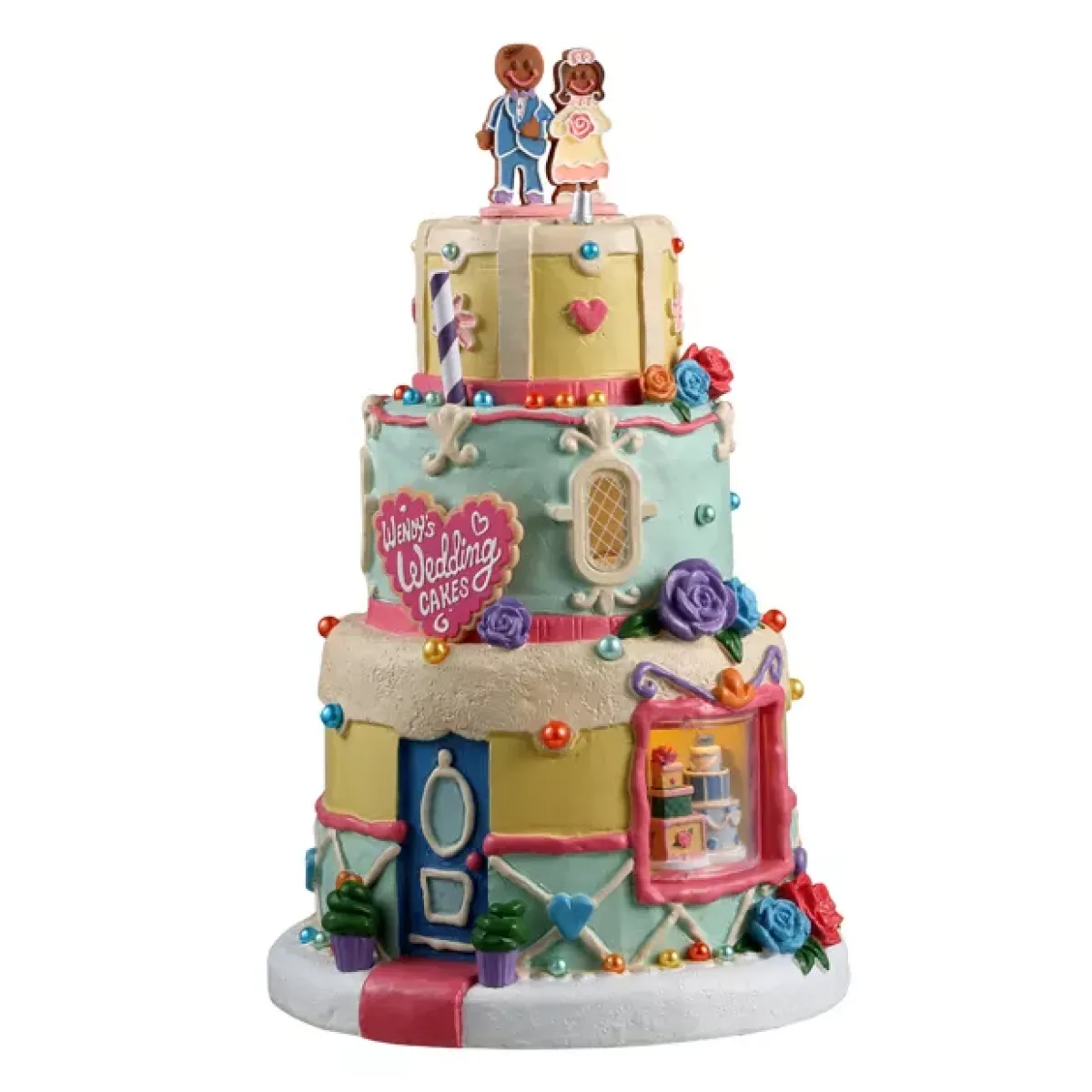 LEMAX Villagio Di Natale Lemax-Villaggio natalizio luminoso a pile Torta nuziale di Wendy