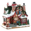 LEMAX Villagio Di Natale Lemax-Villagio di Natale luminoso a pile Casa di Babbo Natale
