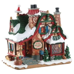 LEMAX Villagio Di Natale Lemax-Villagio di Natale luminoso a pile Casa di Babbo Natale